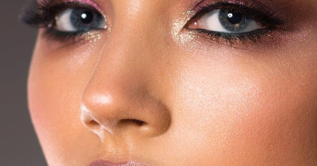 woman with beautiful skin